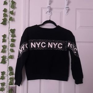Primark Cheetah Print NYC Sweatshirt